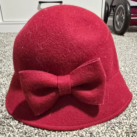 Gymboree Red Bow Kids Hat - Picture 1 of 2